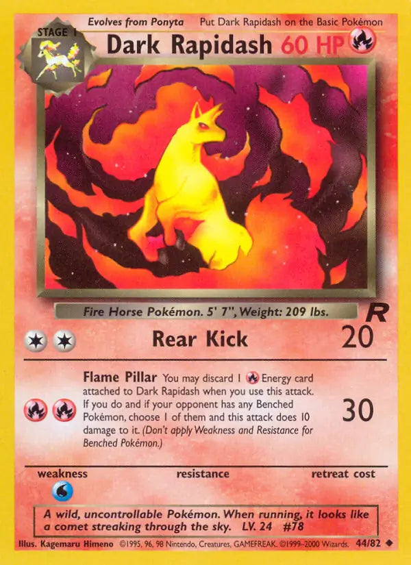Dark Rapidash (44/82) (TR)