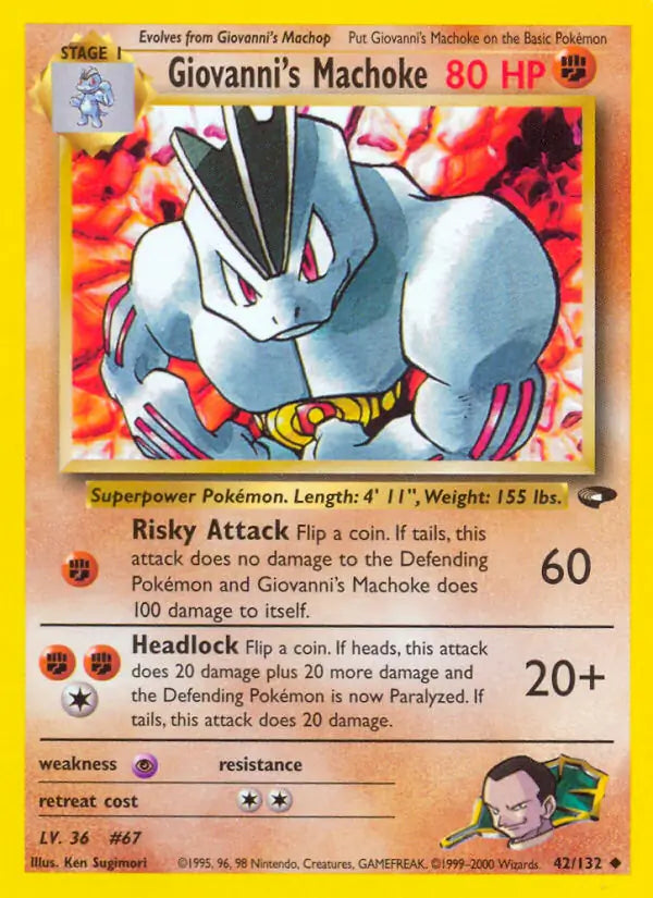 Giovanni's Machoke (042/132) (G2)