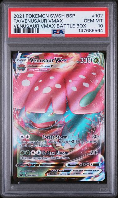 Venusaur VMAX PSA 10