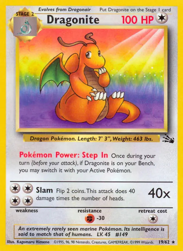 Dragonite (19) (19/62) (FO)