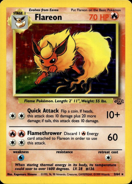Flareon (Holo) 3/64 - LP