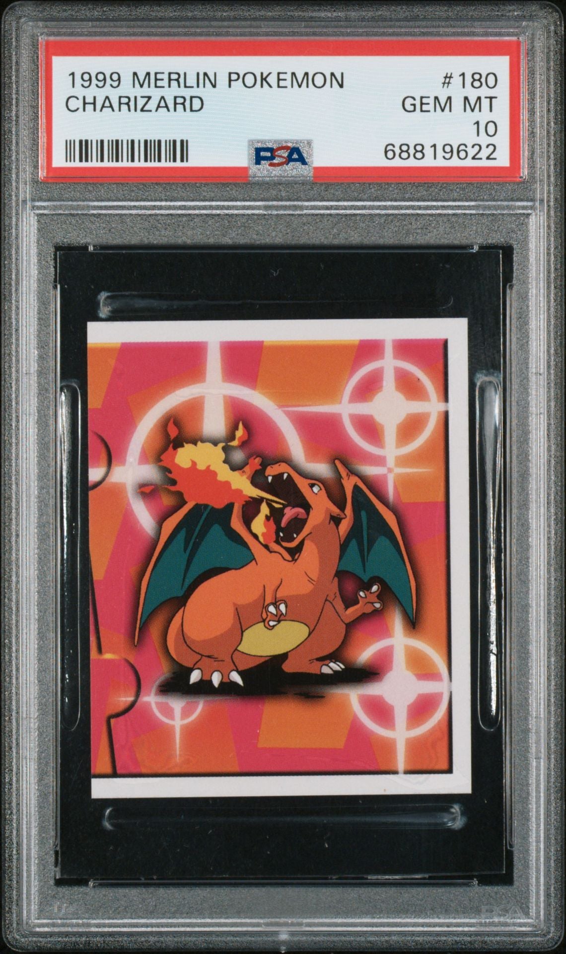 CHARIZARD 1999 MERLIN POKEMON PSA GEM MT 10