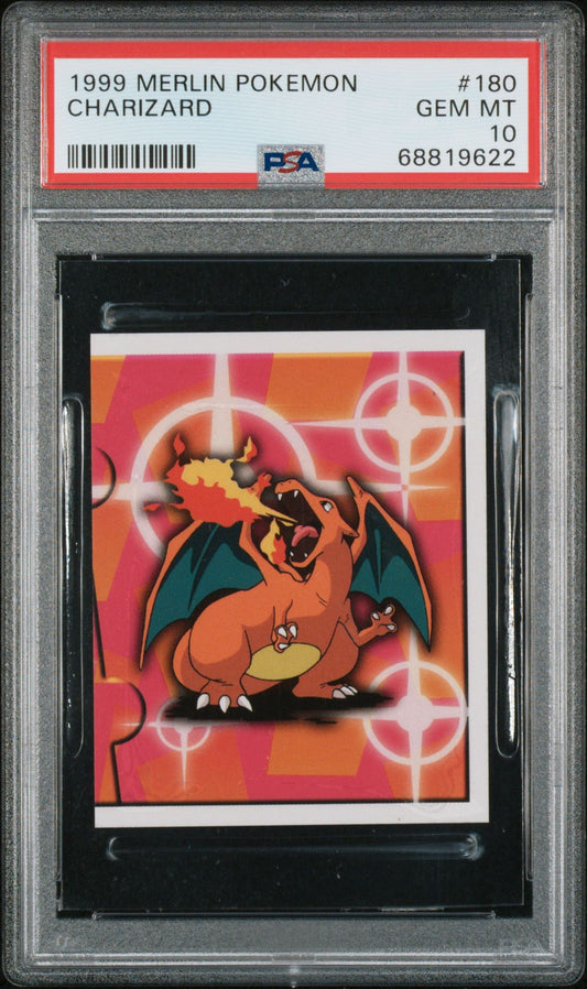 CHARIZARD 1999 MERLIN POKEMON PSA GEM MT 10