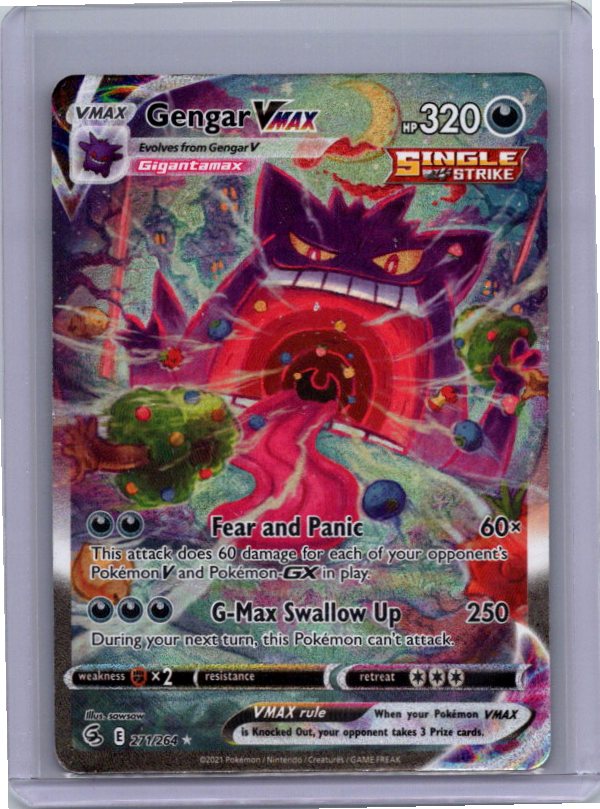 Gengar VMAX (Alternate Art Secret) (271/264) (SWSH08)