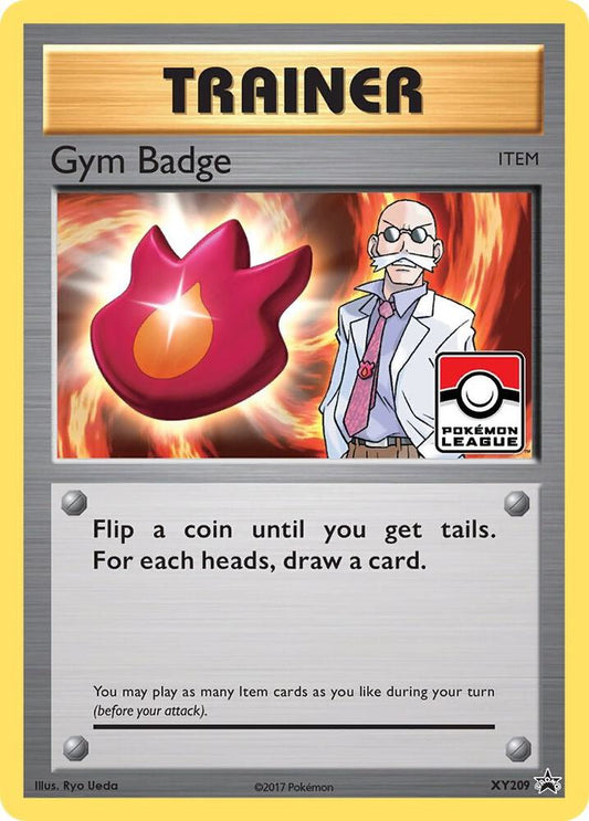 Gym Badge Blaine XY209 - NM