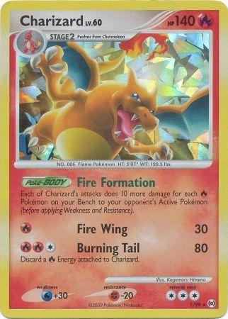 Charizard (Cracked Ice) 1/99 - LP