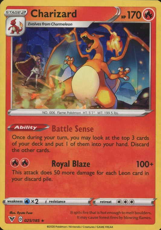 Charizard (Cracked Ice Holo) 025/185 - NM
