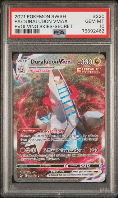 Duraludon VMAX PSA 10
