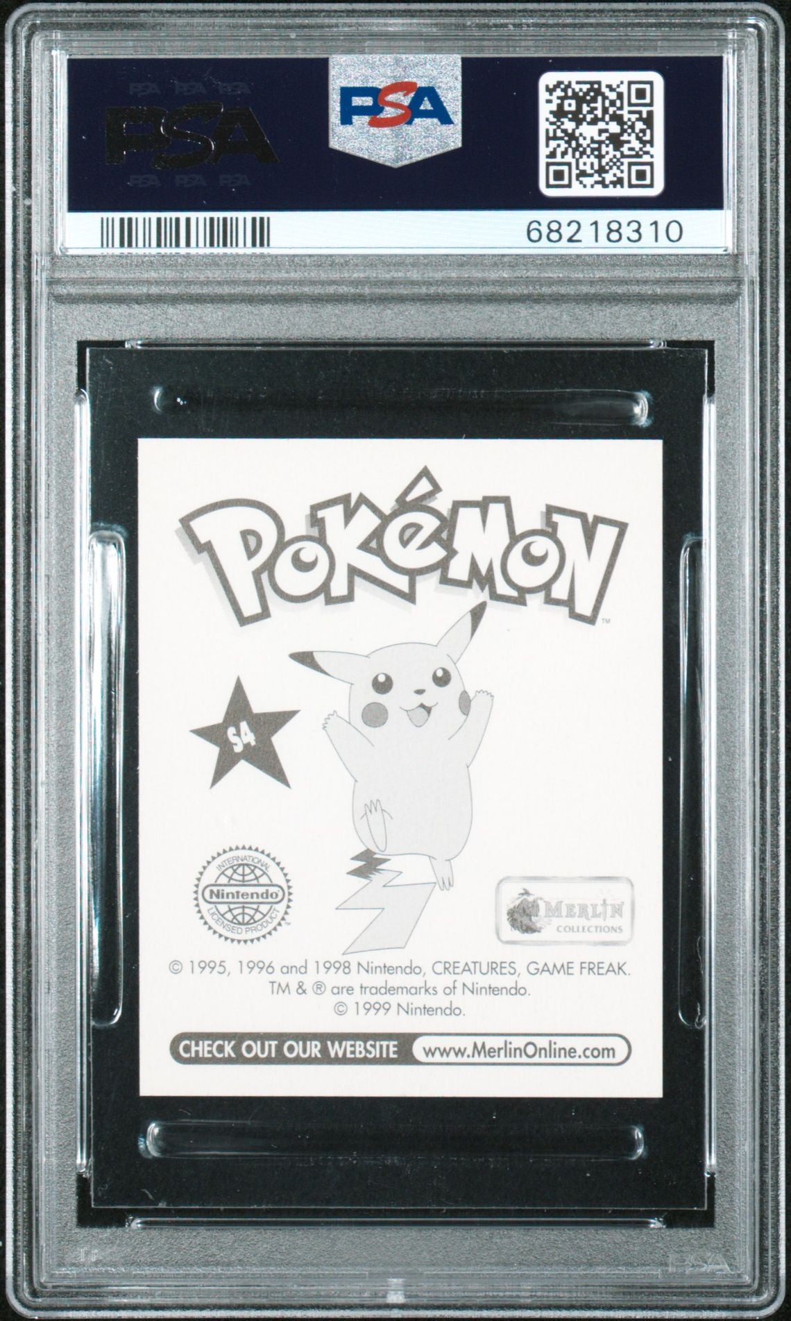 BLASTOISE-PRISM 1999 MERLIN POKEMON PSA GEM MT 10