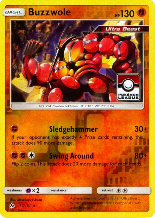 Buzzwole Promo League Reverse 77/131 - NM
