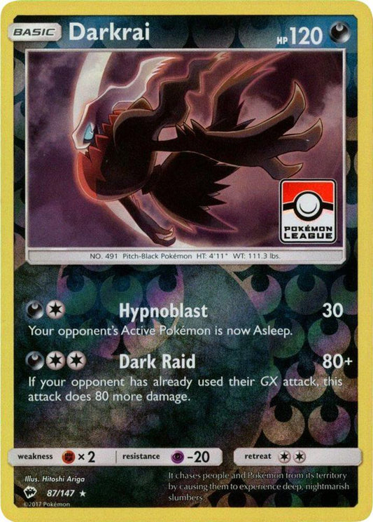 Darkrai Promo League Reverse 87/147- NM