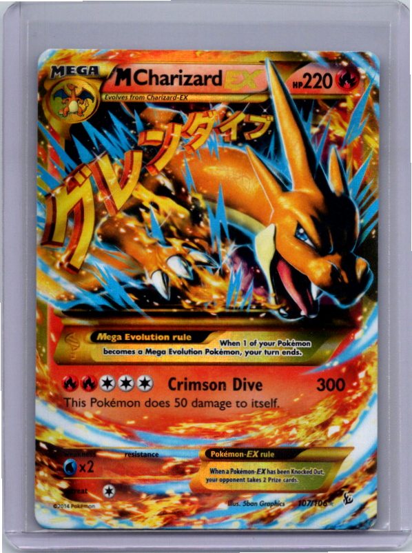 M Charizard EX (Y) (Secret) (107/106) (FLF)