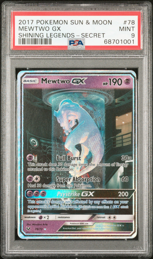 Mewtwo GX PSA 9