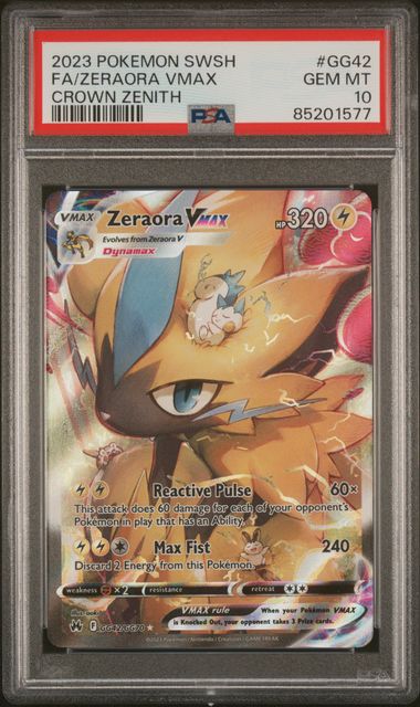 Zaraora VMAX PSA 10 PSA 10