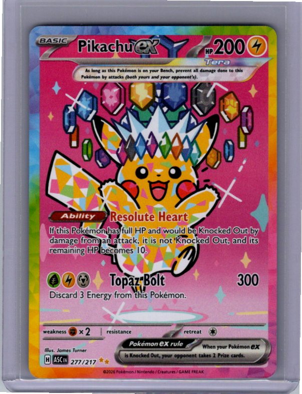 Pikachu ex (277/217) (ASC)