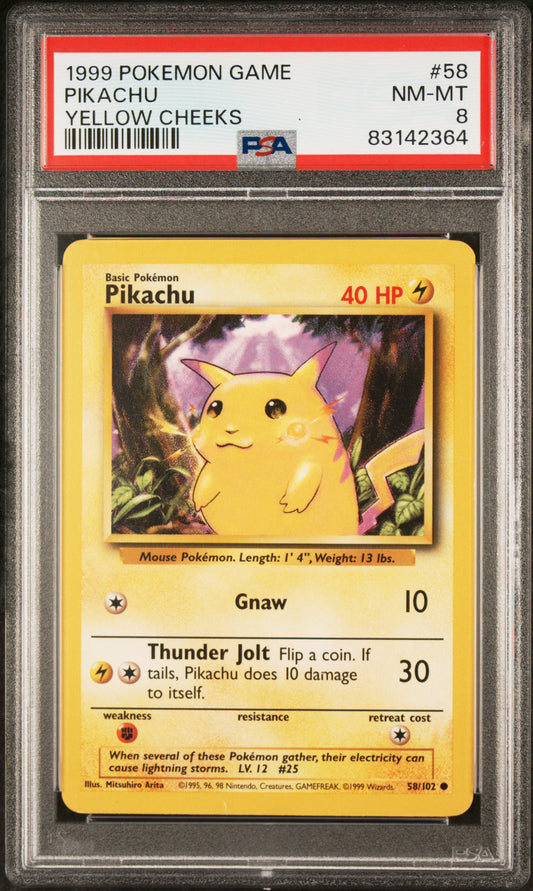Pikachu PSA 8