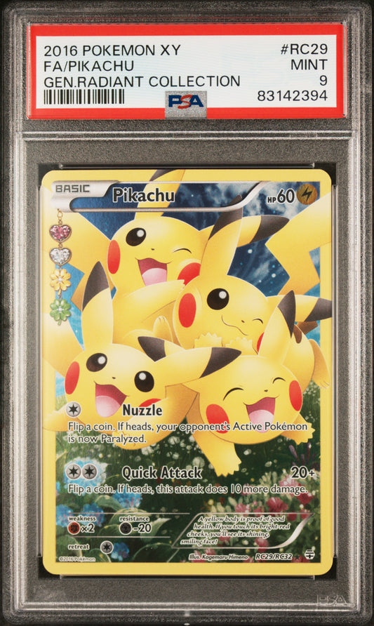 Pikachu PSA 9