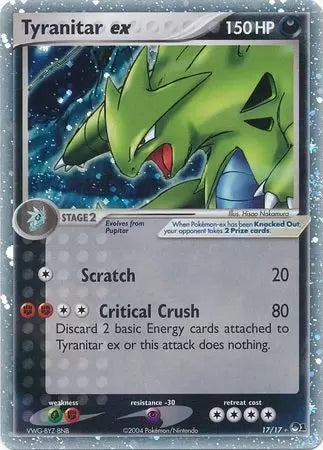 Tyranitar EX 17/17 - MP