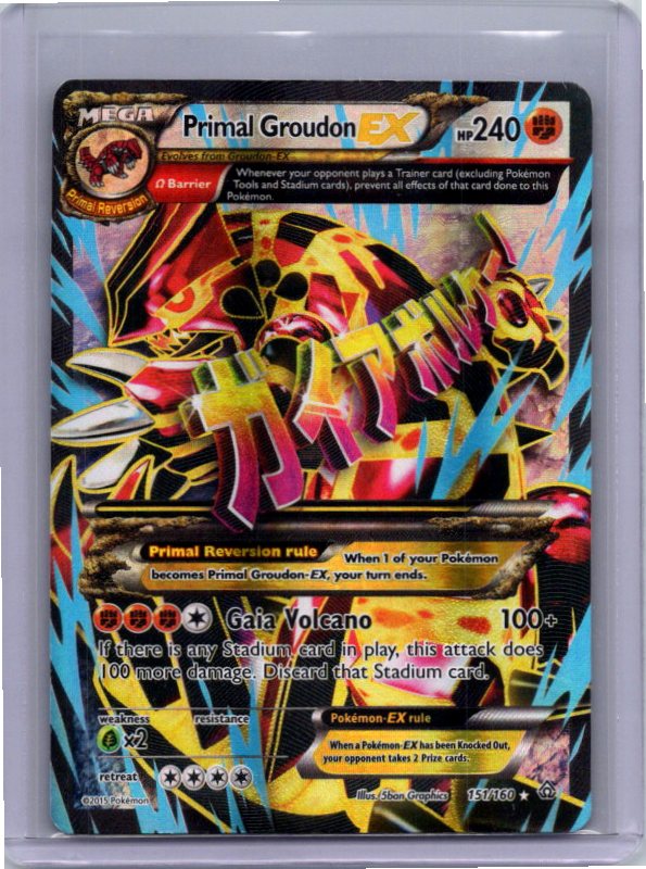 Primal Groudon EX (Omega - 151 Full Art) (151/160) (PRC)