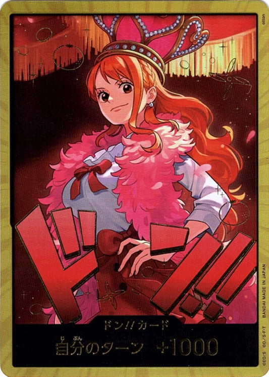 DON!! Card (Nami) (Gold) (EB-03) Japanese