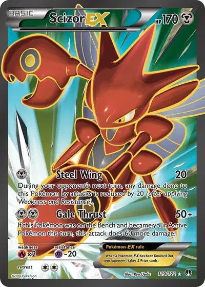 Scizor EX 119/122- LP