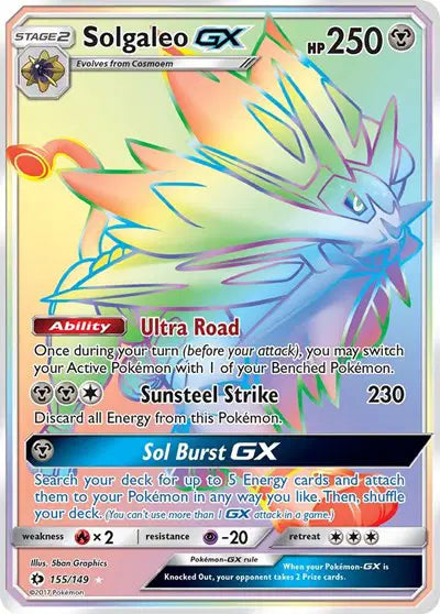 Solgaleo GX 155/149 - NM