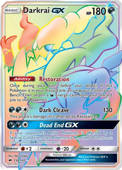 Darkrai GX 158/147 - LP