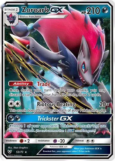 Zoroark GX 53/73 - NM