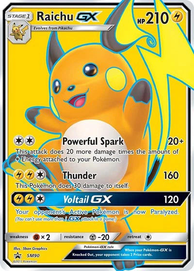 Raichu GX SM90 - NM