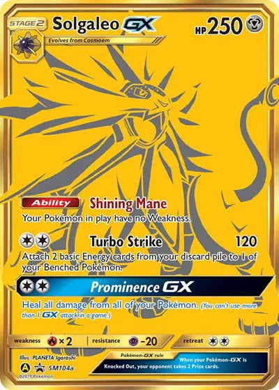 Solgaleo GX SM104a - NM