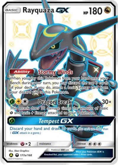 Rayquaza GX 177a/168 - NM
