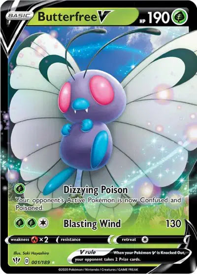 Butterfree V 001/189 - NM