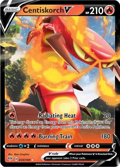 Centiskorch V 033/189 - NM