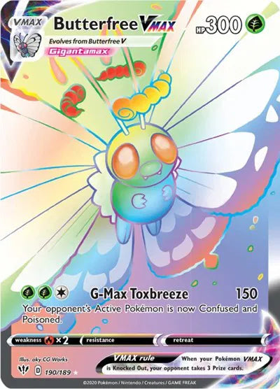 Butterfree VMAX 190/189 - NM