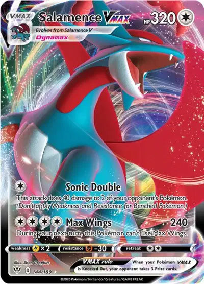 Salamence VMAX 144/189 - NM