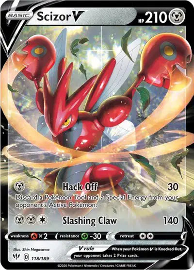 Scizor V 118/189 - NM