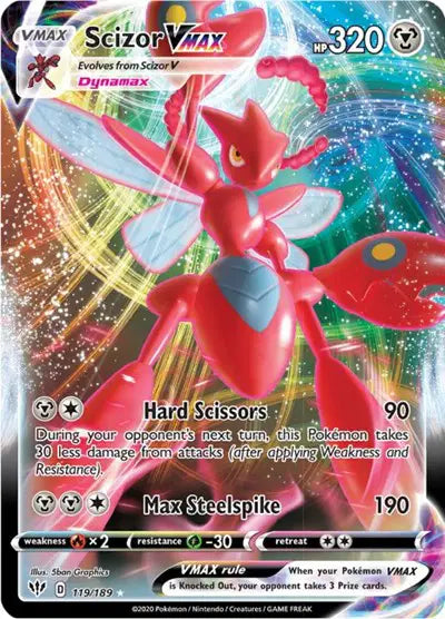 Scizor VMAX 119/189 - NM