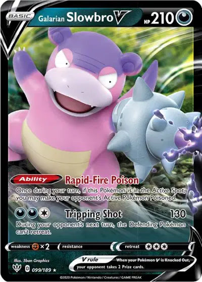 Galarian Slowbro V 099/189 - NM