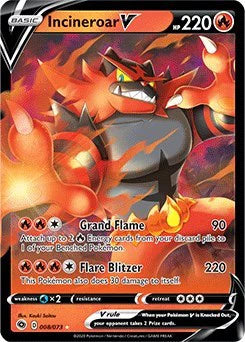 Incineroar V 008/073 - NM