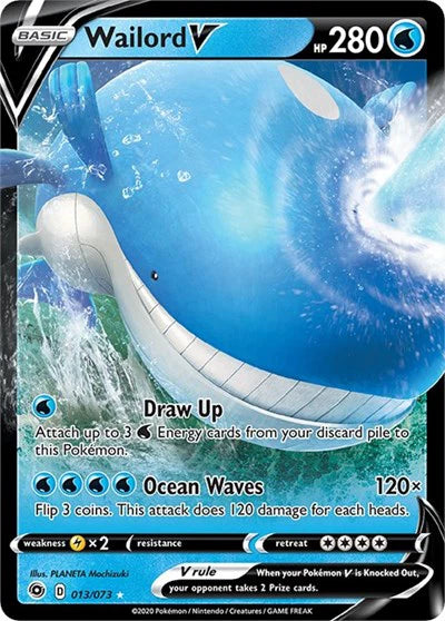 Wailord V 013/073 - NM