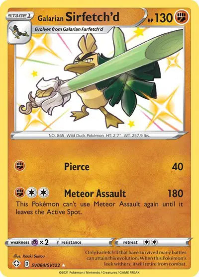 Galarian Sirfetch'd SV064/SV122 - NM