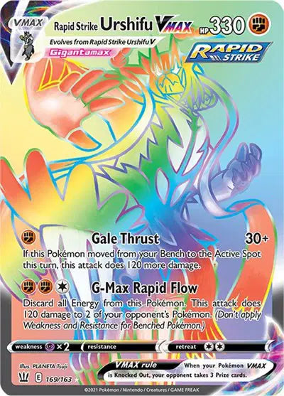 Rapid Strike Urshifu VMAX 169/163 - NM