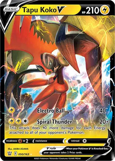 Tapu Koko V 050/163 - NM