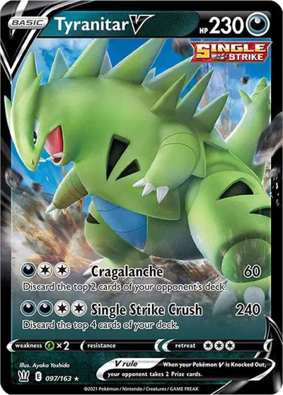 Tyranitar V 097/163 - NM