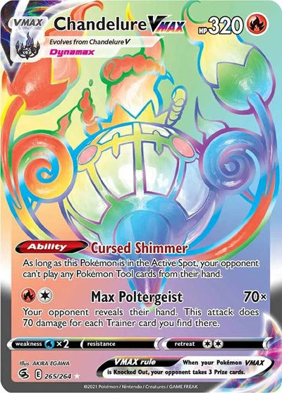 Chandelure VMAX 265/264 - NM