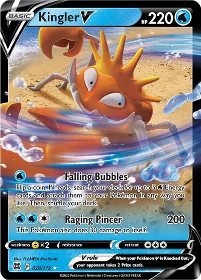 Kingler V 028/172 - NM