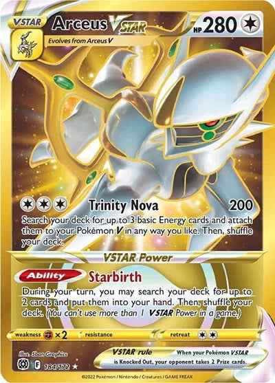 Arceus VSTAR 184/172 - NM