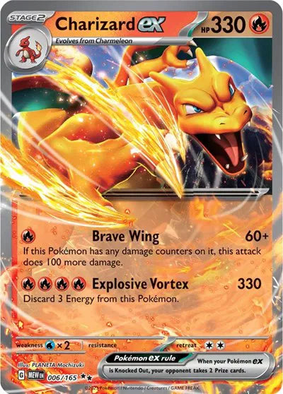Charizard EX 006/165 - NM