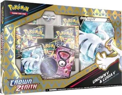 Unown V & Lugia V Collection Box