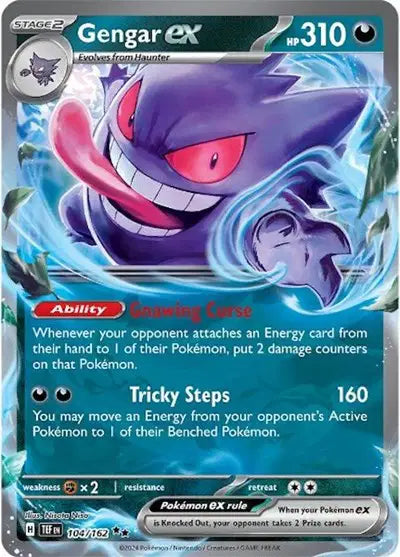 Gengar EX 104/162 - NM